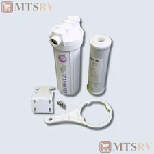 Flow-Pur Exterior Water Filtration System with #8 Filter - RV Camper Marine NEW