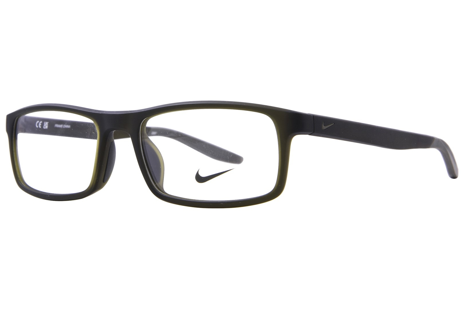 Nike 7119 307 Eyeglasses Men's Matte Sequoia/Medium Olive Optical Frame 53mm