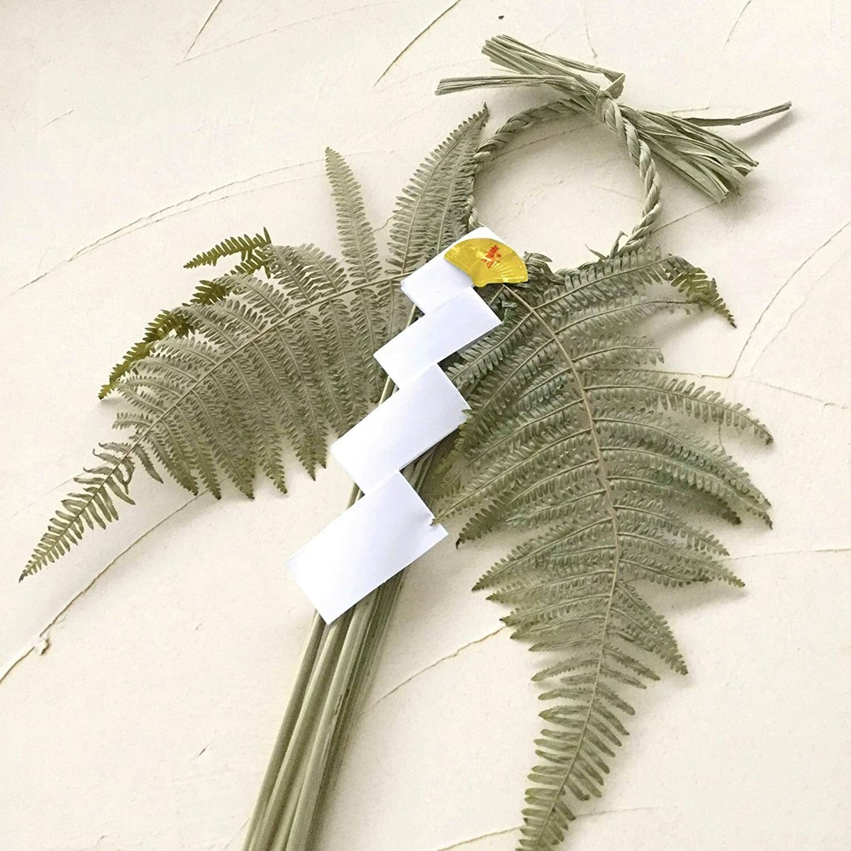 Japanese Shimenawa New Year's decoration ring decoration 2 pieces