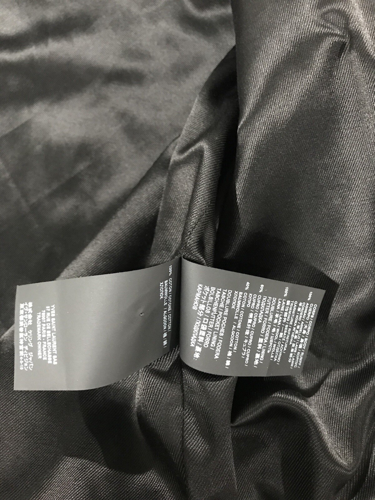 Giacca da motociclista da uomo Saint Laurent in pelle. 52 L. $5400