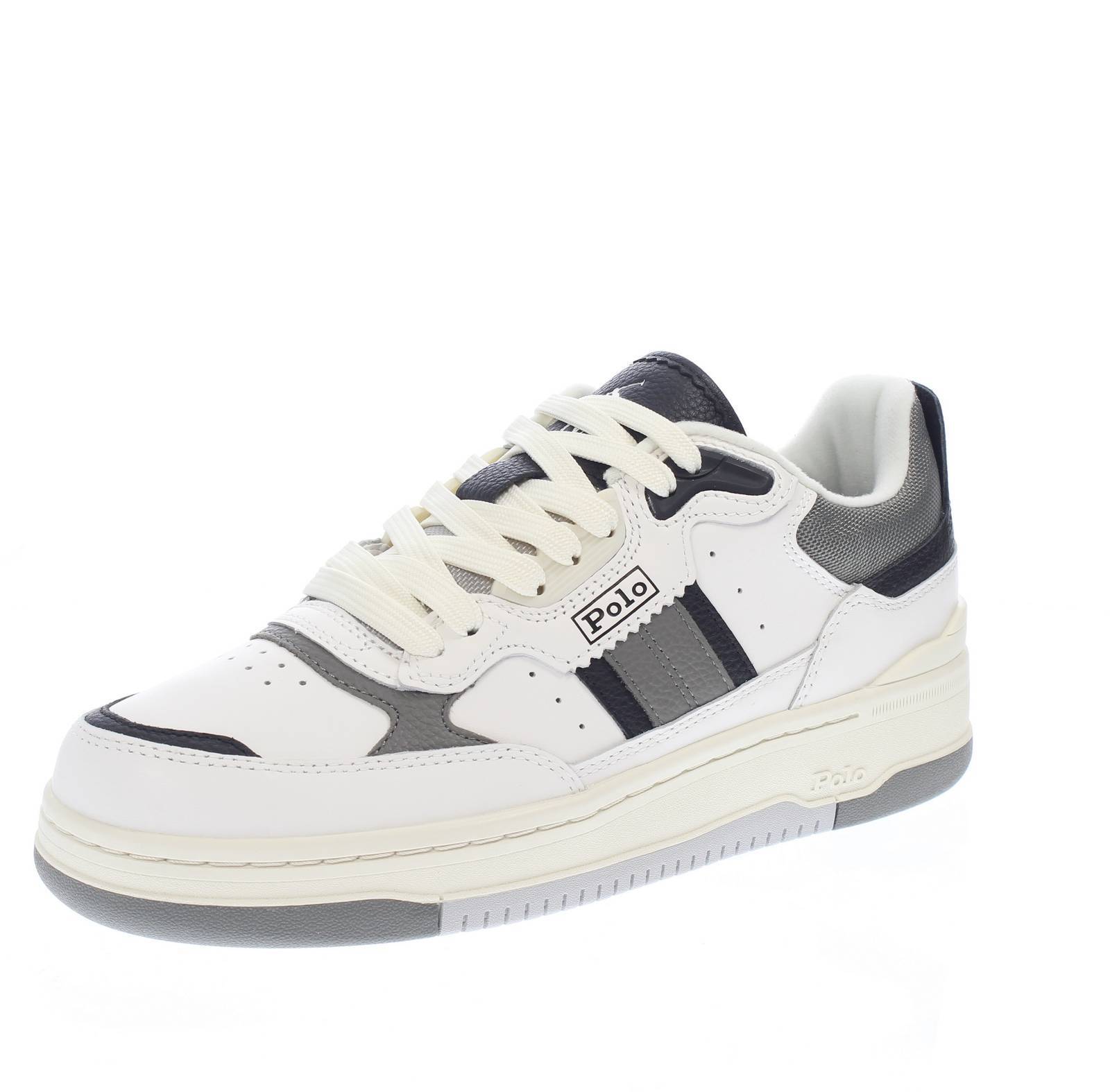 Ralph Lauren Master Sport - Кроссовки Pelle Bianco - Taglia 40 [7 дюймов 25,5 см]