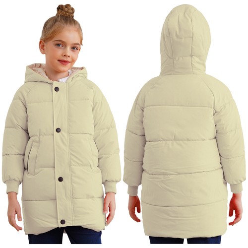 Kids Girls Boys Outwear Winter Coat Camping Jacket Fishing Pockets Leisure Hood - Picture 41 of 88