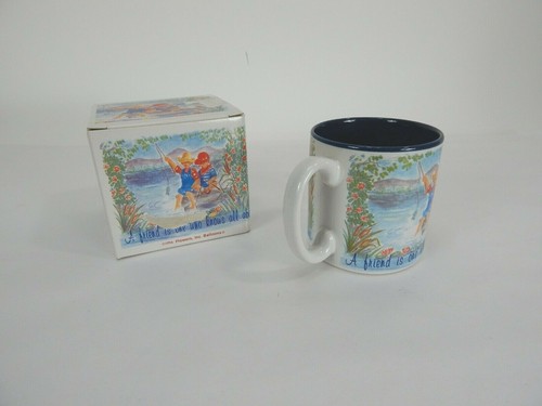 1996 Flowers, Inc. Balloons Coffee Cup/Mug "A Friend is one who..." - Picture 2 of 5