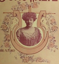 1911 Juno Waltz Wicmina Hammann Vintage Sheet Music M38