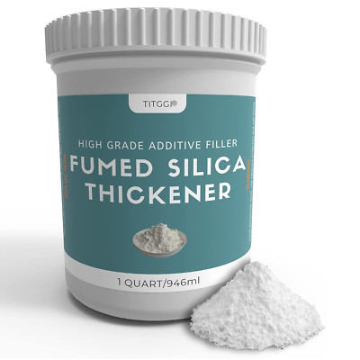1 Quart 100% Pure Fumed Silica Powder, Advanced Thickener for Epoxy, Paints, Var