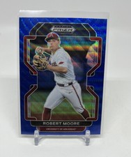 2022 Prizm Draft Picks Baseball Robert Moore Blue Wave #PDP72