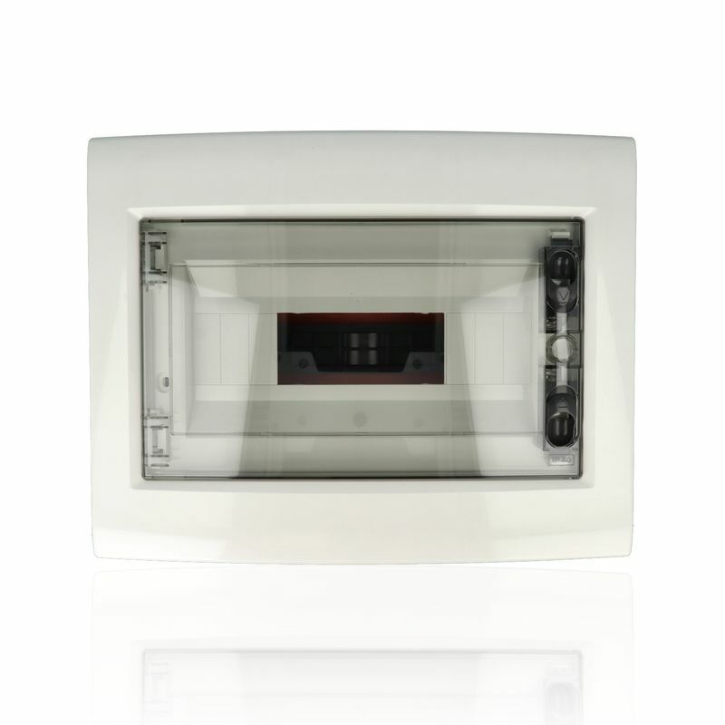 GEWISS GW40605 Centralino protetto, da incasso con telaio estraibile, 12 moduli,
