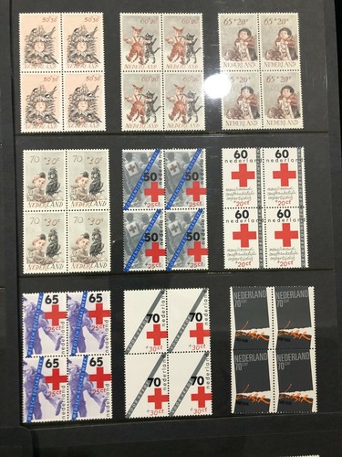 NETHERLANDS - 1980s MINT 60 x Blocks of 4 collection - see scans 🤩 1 of 2 - Picture 7 of 11