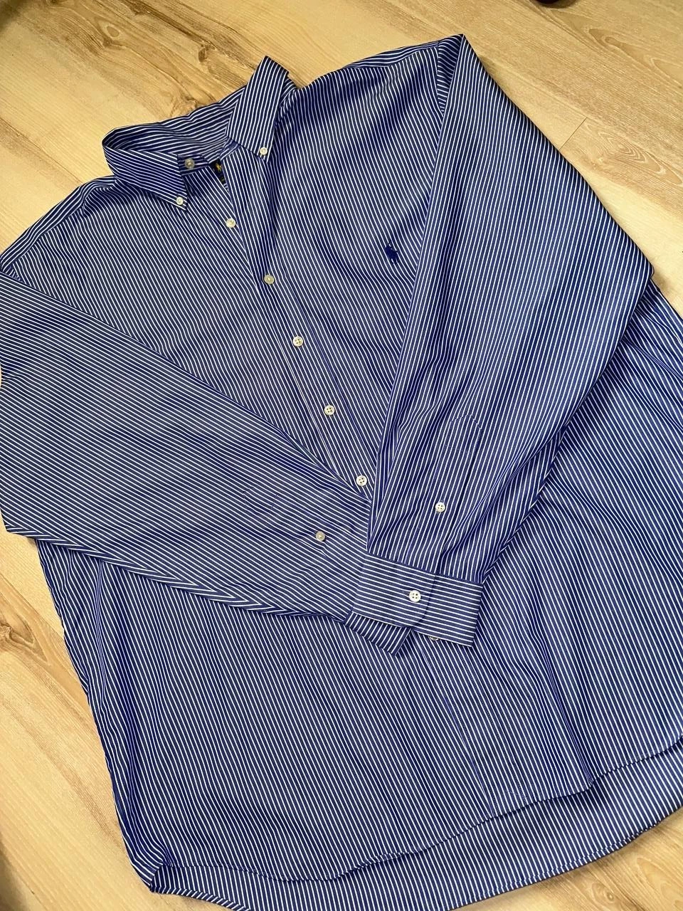 Polo Ralph Lauren Cotton Stretch Button Up Striped shirt size 2XL