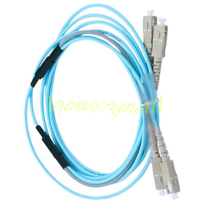 200m Armored Kabel Sc-Sc UPC MM 10G OM3 50/125 Duplex Faser Optisch Patch Kabel