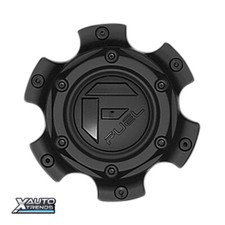 Fuel Off-road Matte Black Wheel Center Cap W Black Rivets 1004-37bld