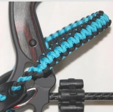Archery neon Teal And Black Custom Bling Sling, bow wrist sling FREE SHIPPING