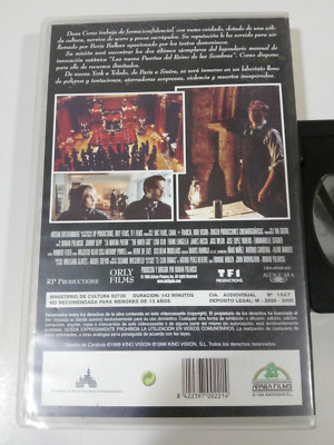 LA NOVENA PUERTA JOHNNY DEEP LENA POLANSKI HORROR TERROR VHS TAPE