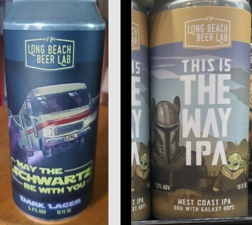 Spaceballs May The SCHWARTZ be With You Beer Can LMTD Lone Star Eagle 5 QTY 1+1 - Picture 2 of 18