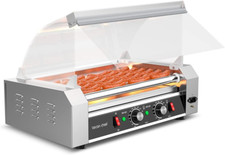 Leconchef Hot Dog Roller Machine Commercial Grade Stainless Steel Electric 24 Ho