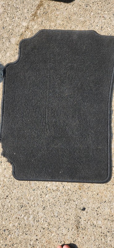 Black Backseat Car Mat