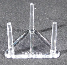 Display Stand Three Post Clear Lucite MINI Size