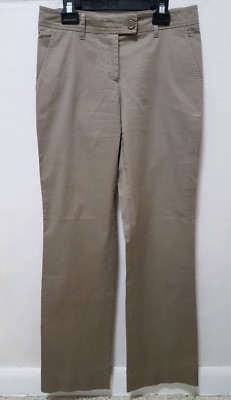Moschino Cheap and Chic Women's Pants Khakis Chino Sz 6 Bootcut Leg Career Beige