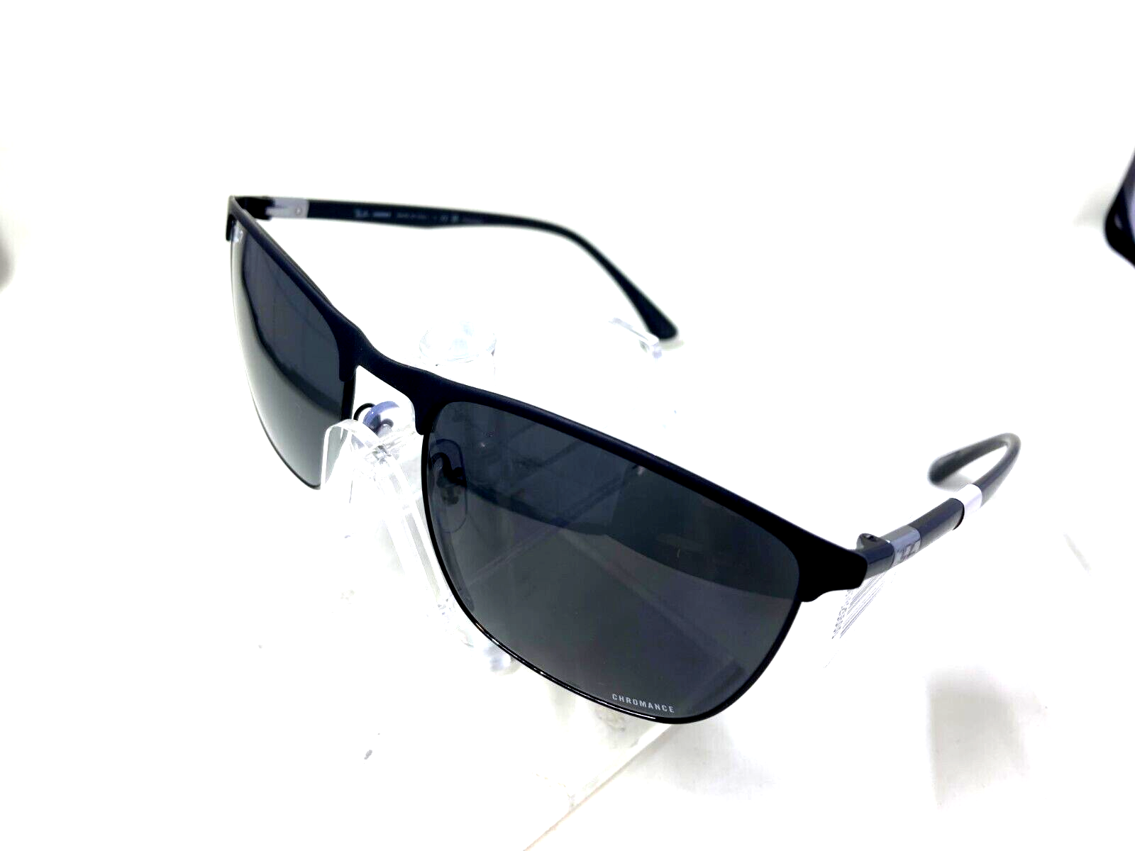 RayBan Chromance RB3686 Sunglasses, (Matte Black on Black Chromance 57