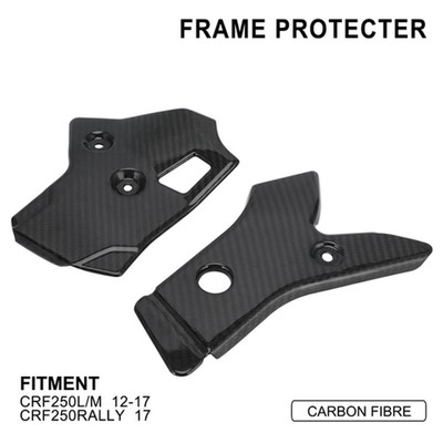 Frame Guards Protector For Honda CRF250L/M CRF250RALLY Dirt Bike Carbon Fiber