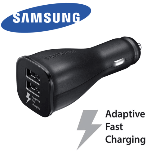 For Samsung Adaptive Fast Charge Dual USB Car Charger For Galaxy S8 S9 S10 Note9 - Picture 1 of 10