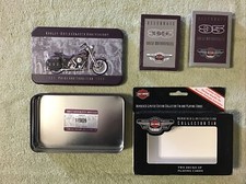 1998 HARLEY DAVIDSON 95th Anniversary Playing Cards And Collector Tin #d