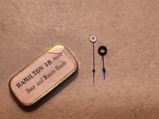 Set Of NOS Hamilton 18s Blue Spade Hour/Min Hands 255/140