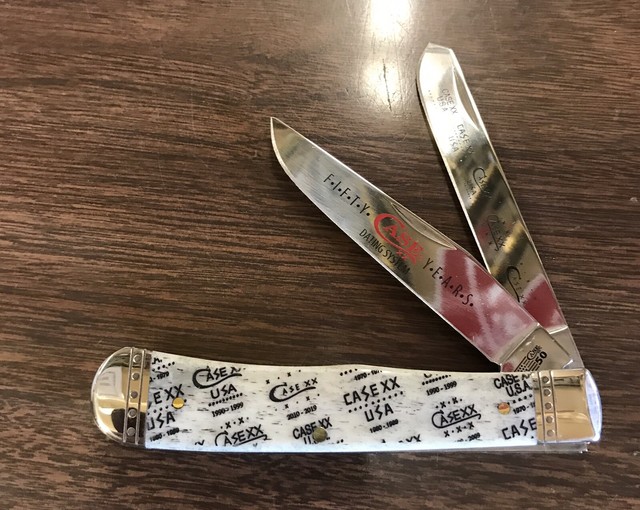 Case XX *d 2020 SFO 50th Anniversary Dot Dating System Trapper Knife