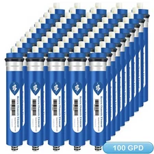 200 Pack 100 GPD RO Membrane Filter for 5/6 Stage Reverse Osmosis Water System
