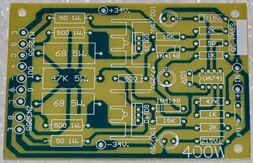 2 pcs Mono 100W Transistor Power Amplifier Bare PCB DIY Circuit Board - Afbeelding 1 van 1