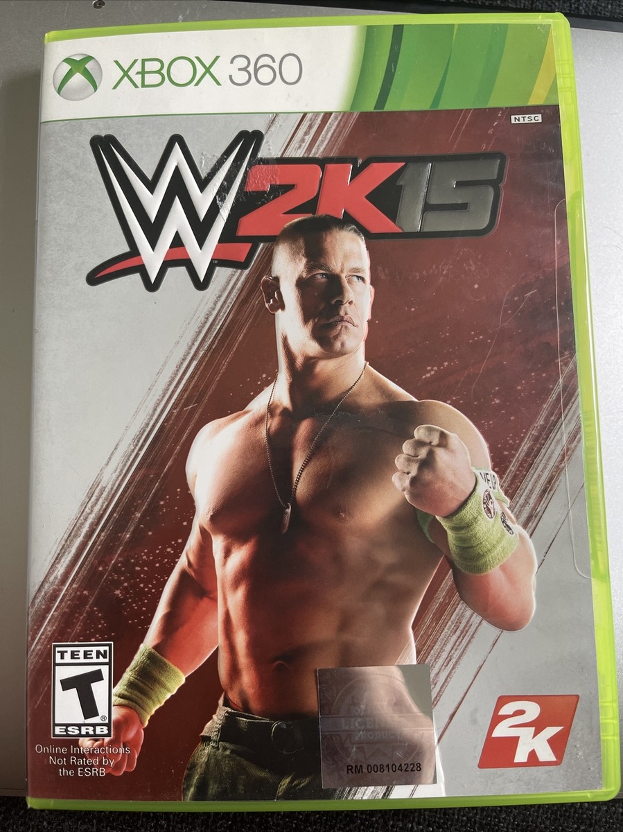 WWE 2K15 (Microsoft Xbox One, 2014) XB1 W2K15 Complete No Manual