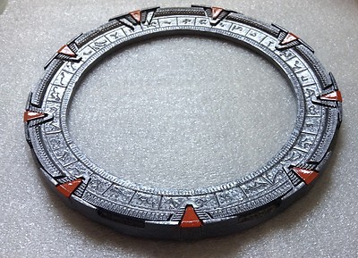 STORM STAR GATE(スターゲート) 15P Silver Stargate SG1 Gate/Ring/Model replica - 7 3/4