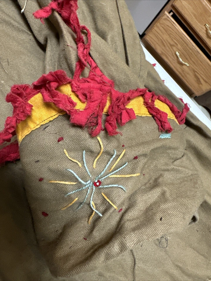 Cabecero y camisa vintage nativos americanos talla L recreación educación cultural Foto 4 de 4