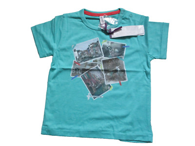 BABYFACE Jungen T-Shirt , Front Print Gr 80 aquamarine Neu