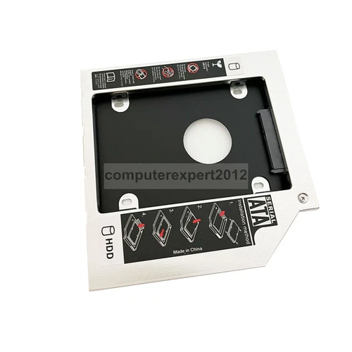 2nd HDD SSD Hard Drive Tray Caddy Adapter for MSI GT72VR GE72VR GL62 GUD0N DVD