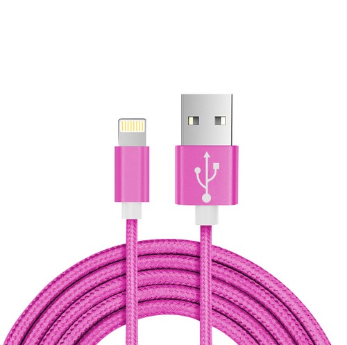 1,5m Nylon Datenkabel USB Kabel Ladekabel für iPhone 11 X 8 7 6 5 S SE Plus iPad - Bild 22 von 33
