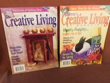 Lot of 2 - Aleene's Creative Living 1998 January March