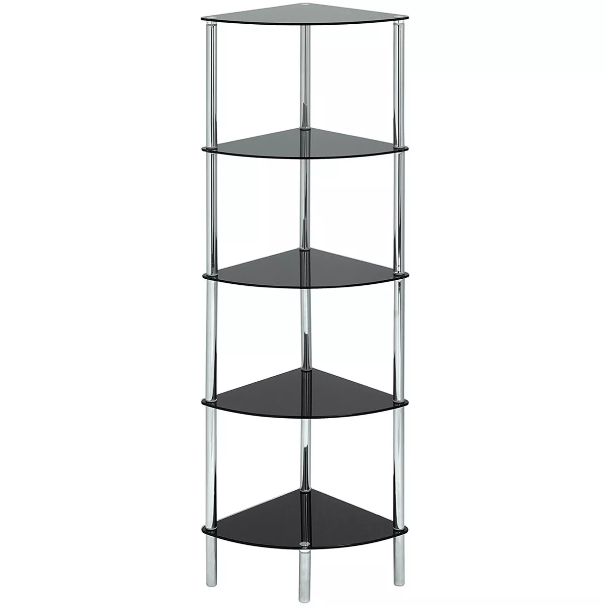 Corner glass shelving unit online