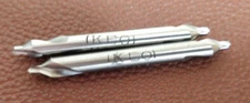 KEO #2 CENTER DRILL (COMBINED DRILL & COUNTERSINK) 60 DEG #10200, 5 DRILLS/LOT
