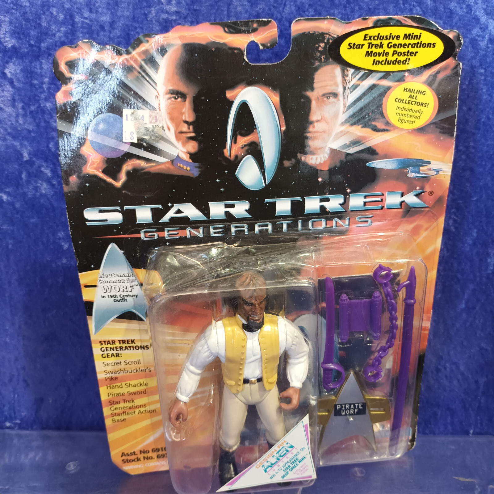 Worf Star Trek Generations Action Figures STAR TREK GENERATIONS B