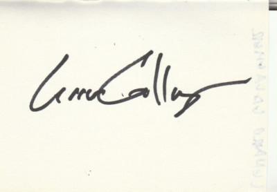 LENNON GALLAGHER AUTOGRAMM SIGNED KARTE (GQ AWARDS) 55