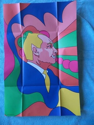 OSPAAAL PROPAGANDA Russian President Vladimir Putin POSTER WAR Monster Ukraine