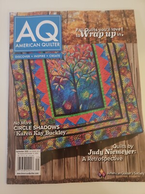 American Quilter September 2020 Vol. XXXVL, N.5 Magazine Fall Quilts