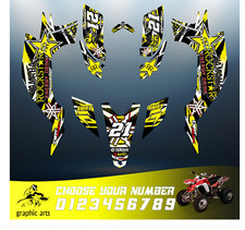 Atv Graphics Kit For Yamaha Yfz450 2003 To 2008 Sticker Wrap Atv Graphics Kit For Yamaha Yfz450 2003 To 2008 Sticker Wrap