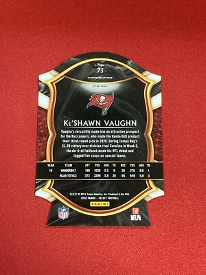 2021 Keshawn Vaughn Select Red Die Cut Concourse | eBay