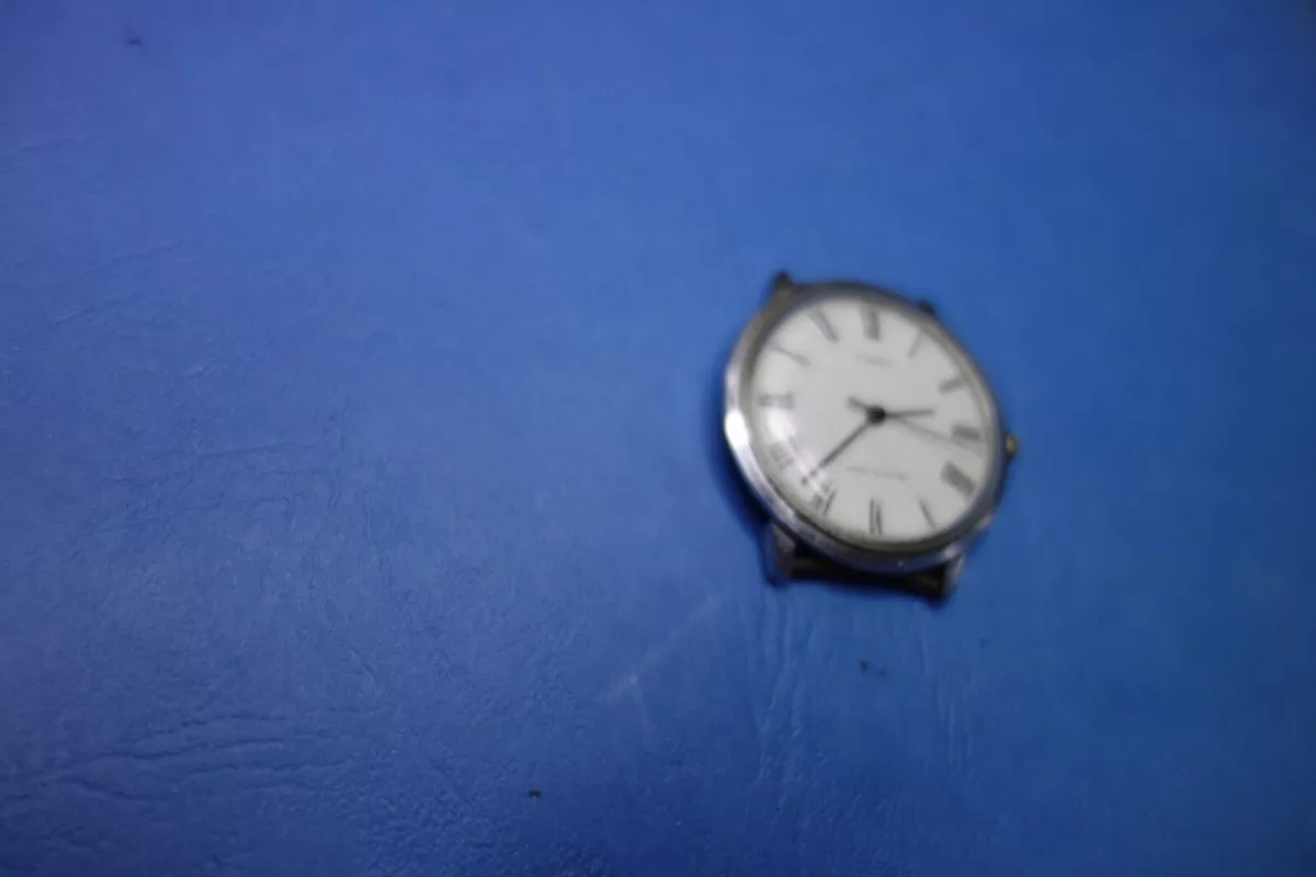 VTG TIMEX MANUAL WINDING SILVER TONE THIN STYPE ROMA TIME MARK