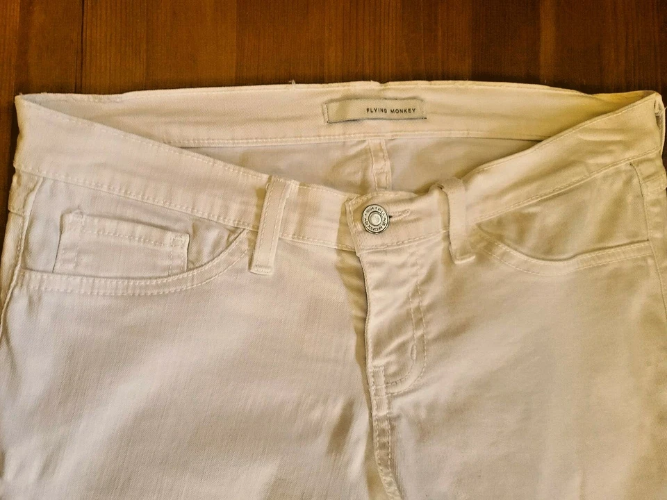 FLYING MONKEY JEANS SUPER AJUSTADOS BLANCOS Talla 7 Foto 2 de 4