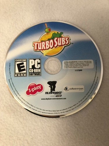 Turbo Subs Spiel Best Bites in the Big Apple PC Spiel NUR DISC! - Bild 1 von 2