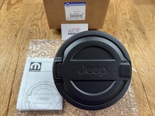 Fuel Door Black Powdercoated Aluminum for 2018-2026 Jeep Wrangler JL OEM MOPAR