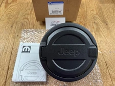 Fuel Door Black Powdercoated Aluminum for 2018-2026 Jeep Wrangler JL OEM MOPAR